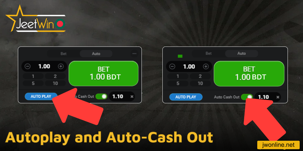 Autoplay and auto-cash out in Aviator game on Jeetwin