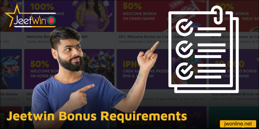 Jeetwin Bonus Requirements for Bengali players