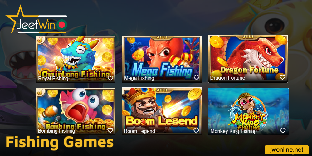 The most popular fishing games on Jeetwin website in Bangladesh