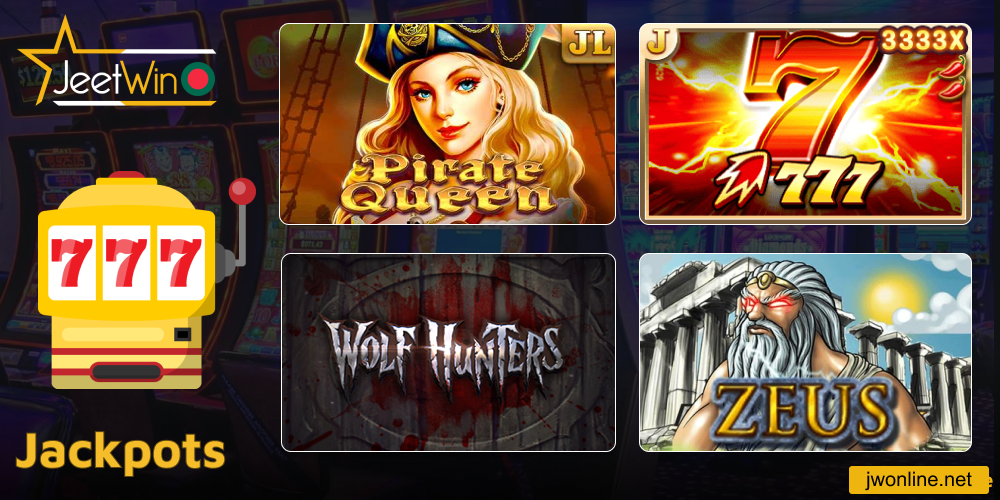 Jackpot games available on Jeetwin