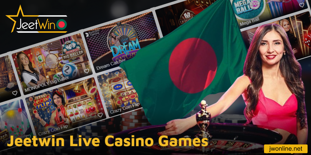 Live Casino Games available on Jeetwin website