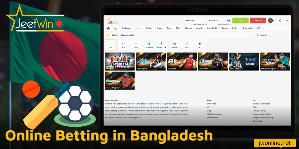 Jeetwin betting website in Bangladesh