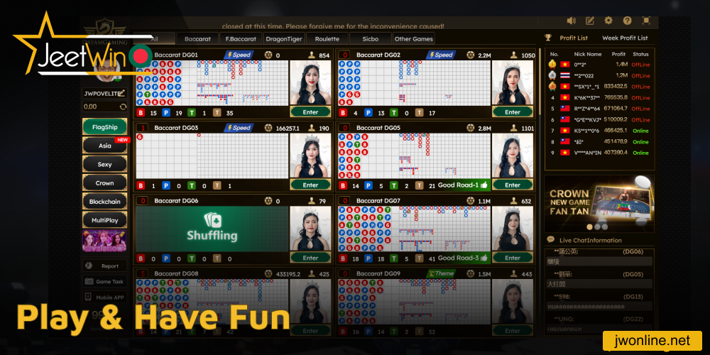 Play the Jeetwin game & have fun