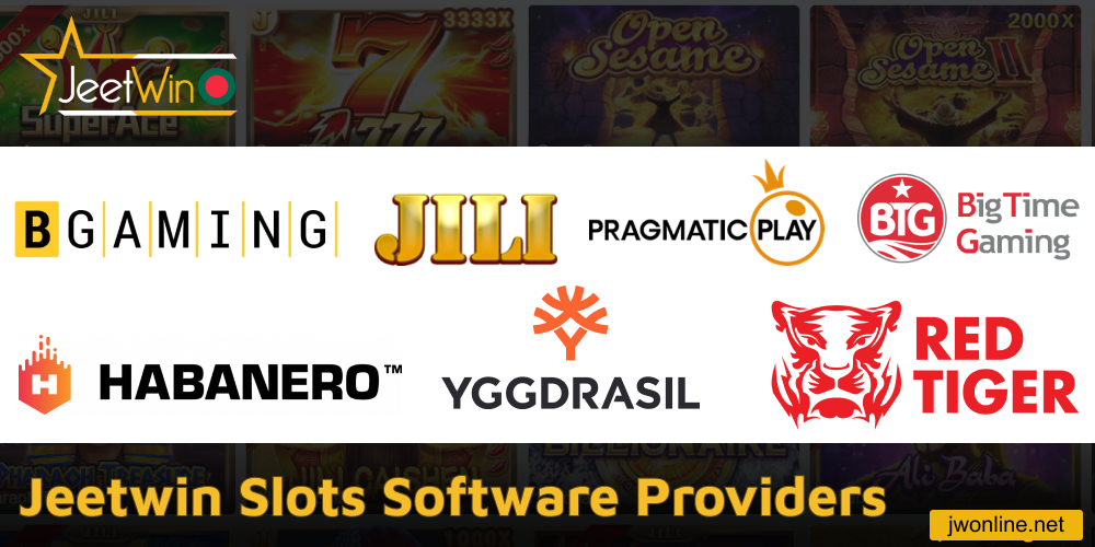Software providers of Slot games for Jeetwin BD