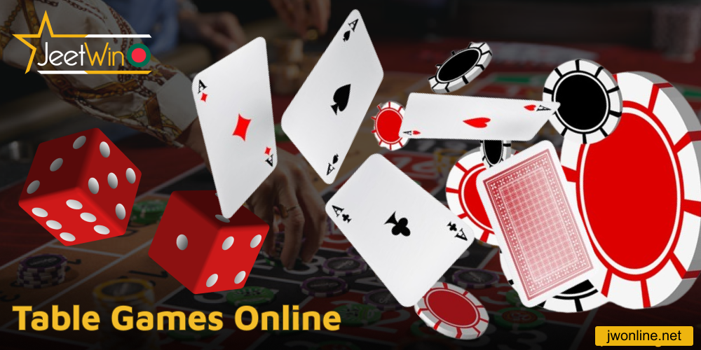 Table games available in Jeetwin online casino