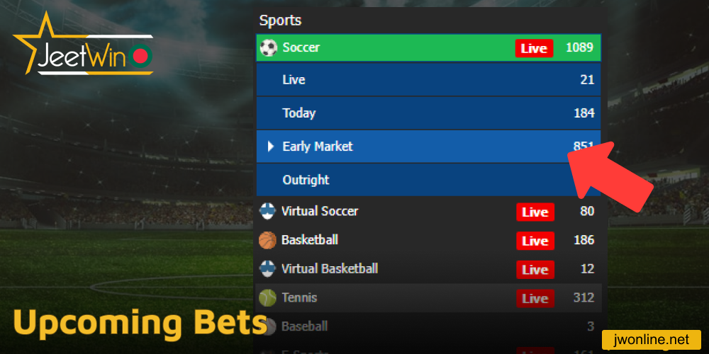 Upcoming Bets on Jeetwin Bangladesh