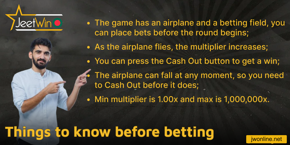 Things to remember before betting on Aviator game on Jeetwin